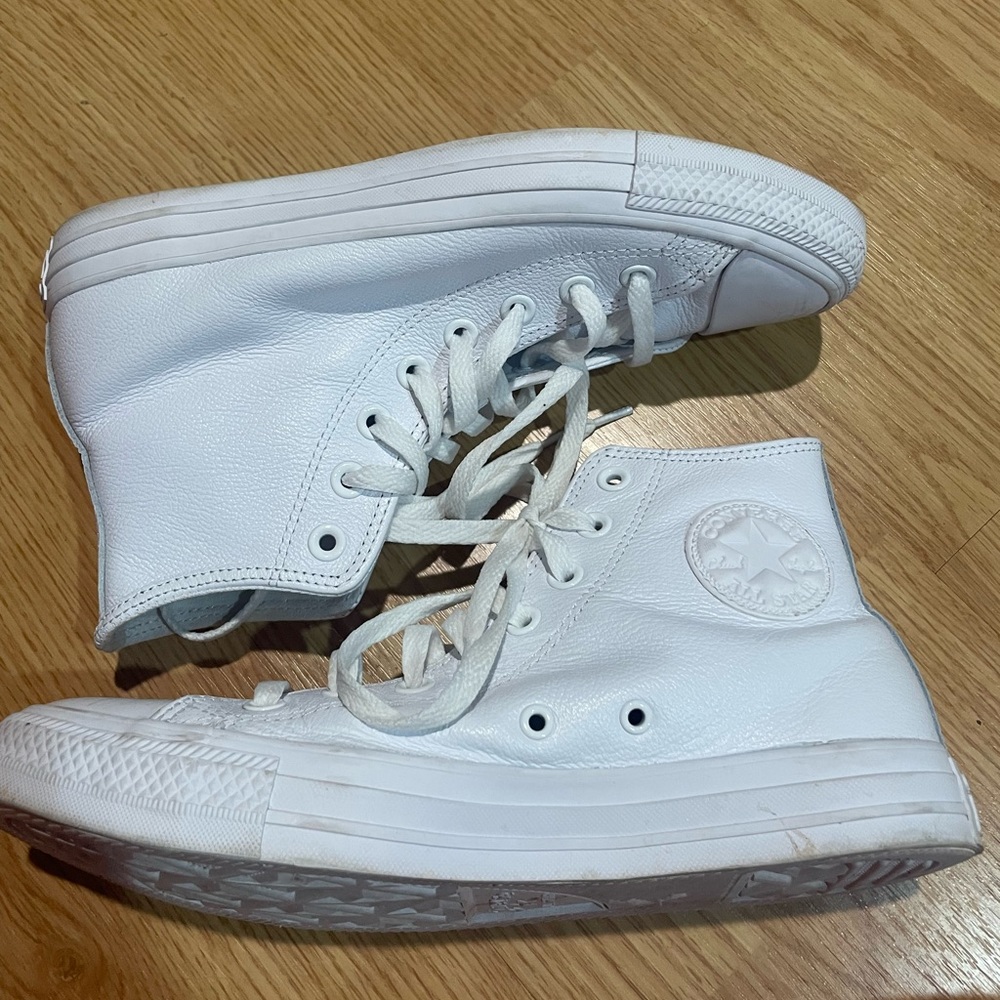 Leather Hightop Converse